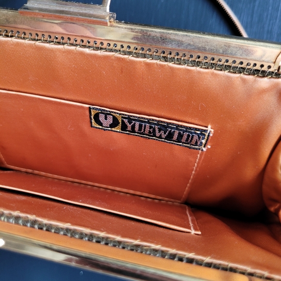 Vintage Copper Mesh Clutch Purse - Picture 2 of 10